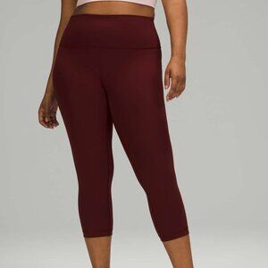 Lululemon Athletica Burgundy Leggings